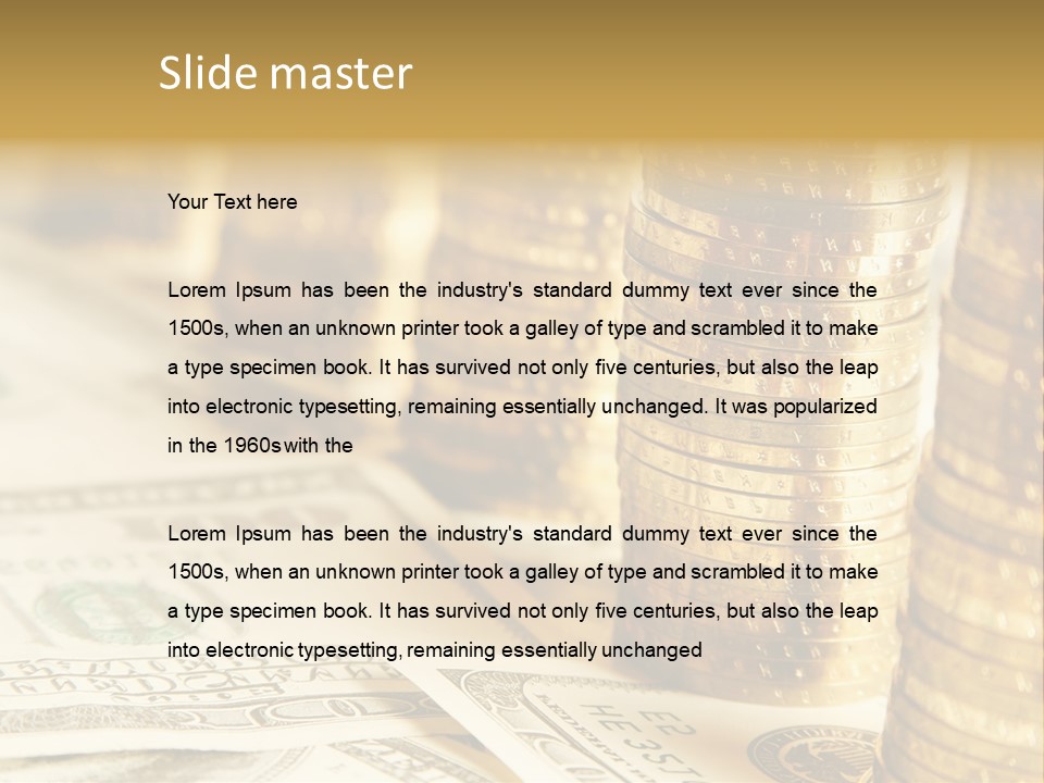 Economics Background Sale PowerPoint Template