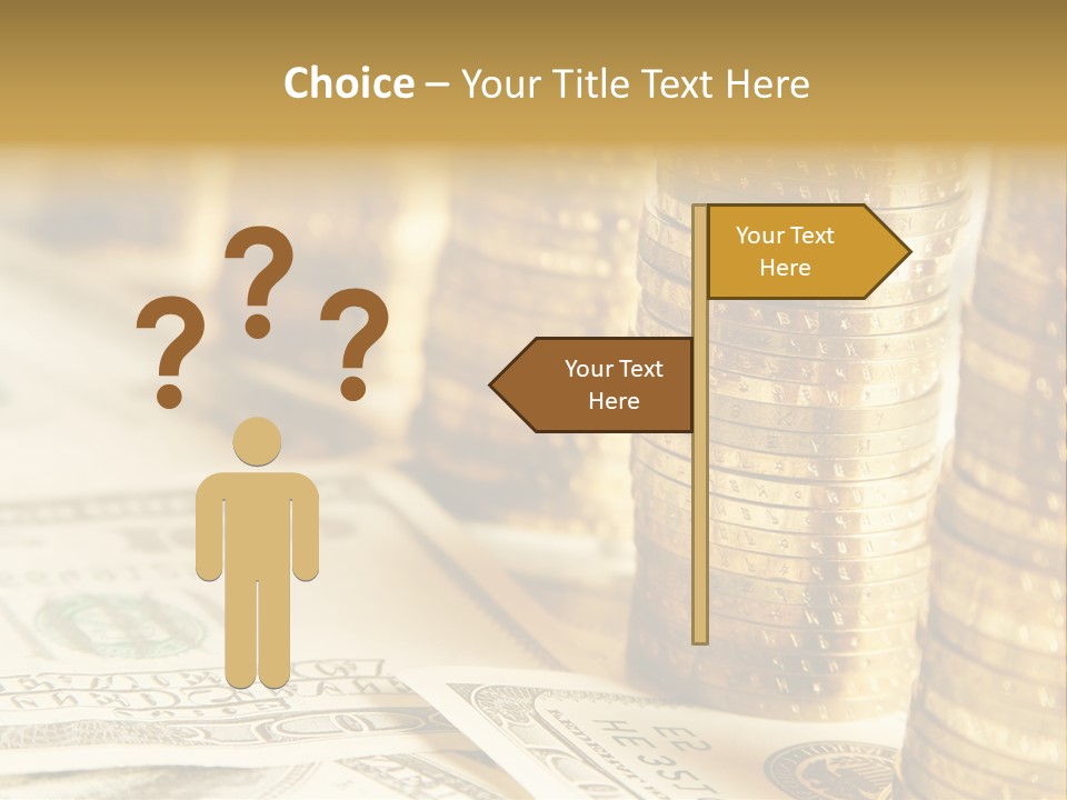 Economics Background Sale PowerPoint Template