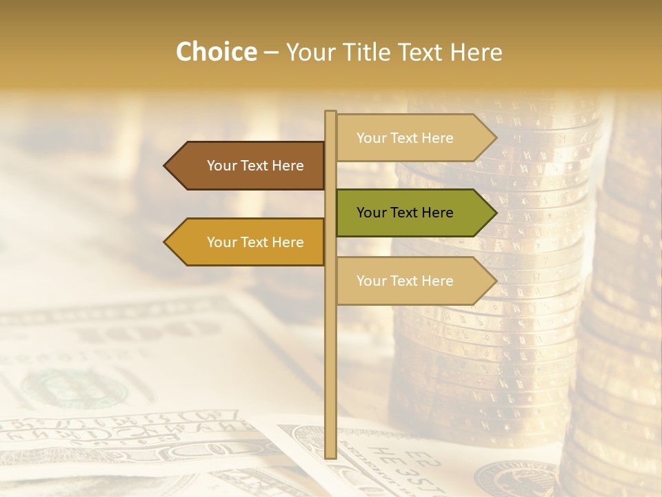 Economics Background Sale PowerPoint Template