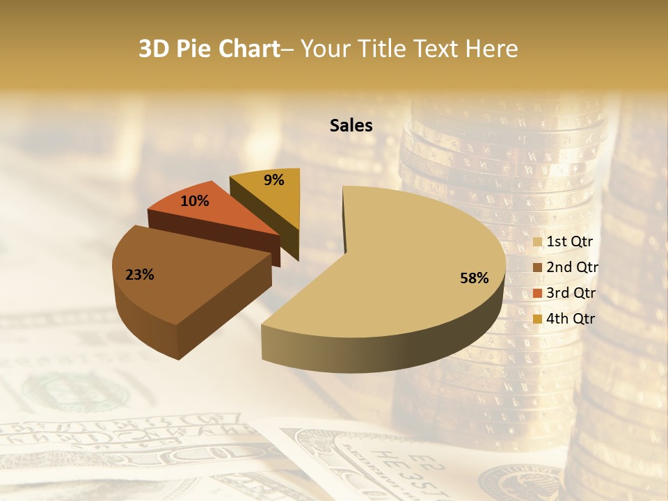 Economics Background Sale PowerPoint Template