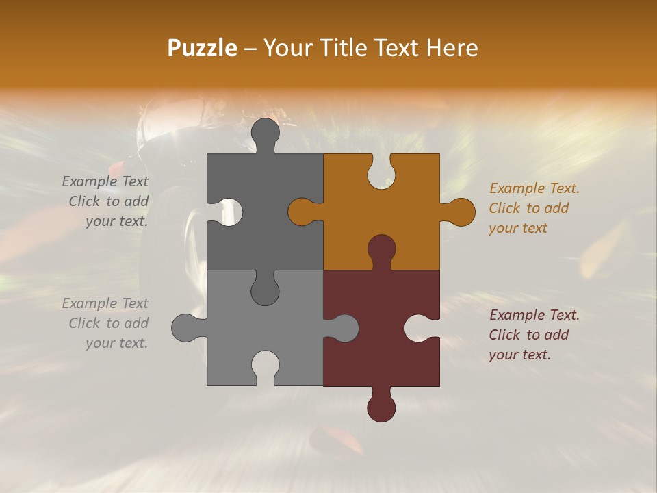 Reifen Risiko Motorradtour PowerPoint Template