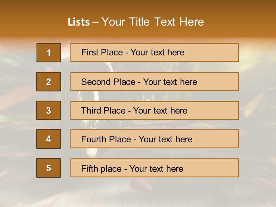 Reifen Risiko Motorradtour PowerPoint Template