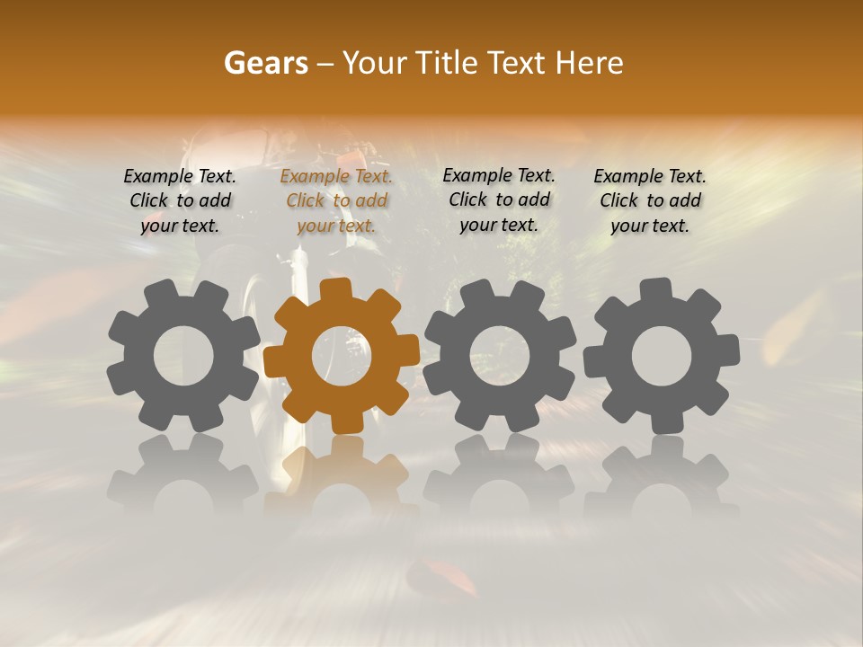 Reifen Risiko Motorradtour PowerPoint Template