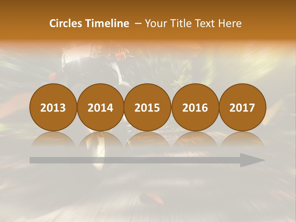 Reifen Risiko Motorradtour PowerPoint Template