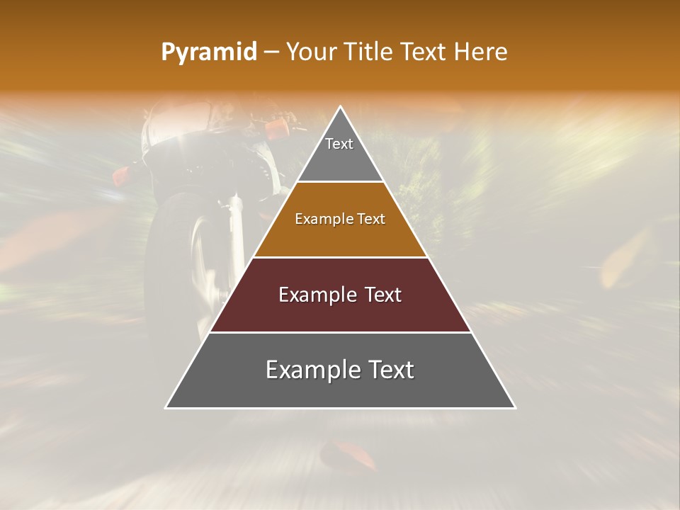 Reifen Risiko Motorradtour PowerPoint Template