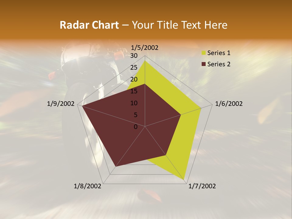 Reifen Risiko Motorradtour PowerPoint Template