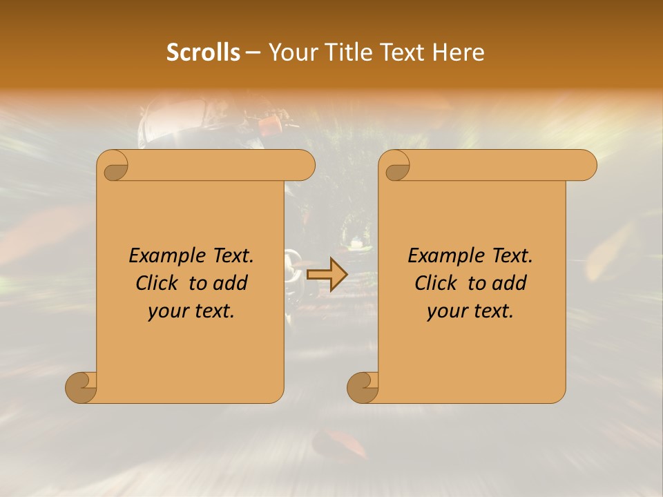 Reifen Risiko Motorradtour PowerPoint Template