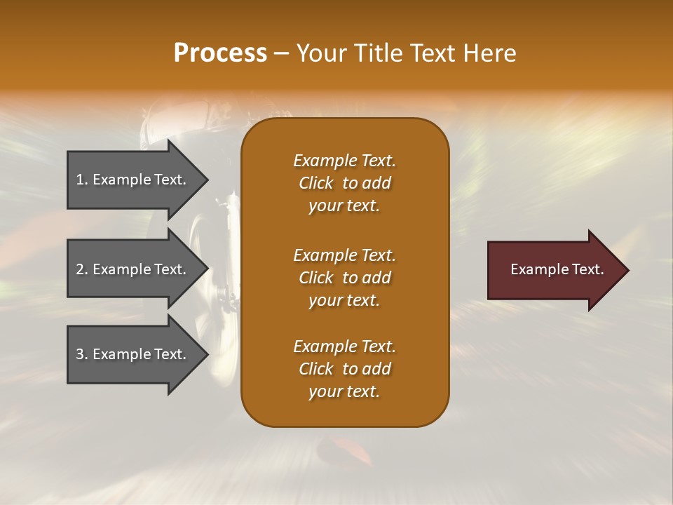 Reifen Risiko Motorradtour PowerPoint Template
