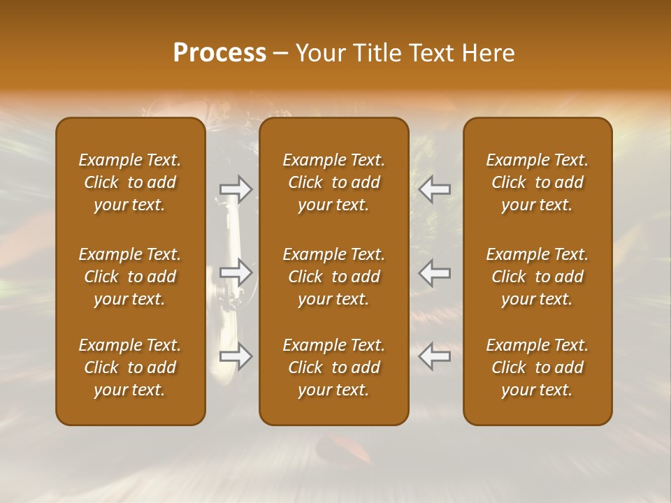 Reifen Risiko Motorradtour PowerPoint Template