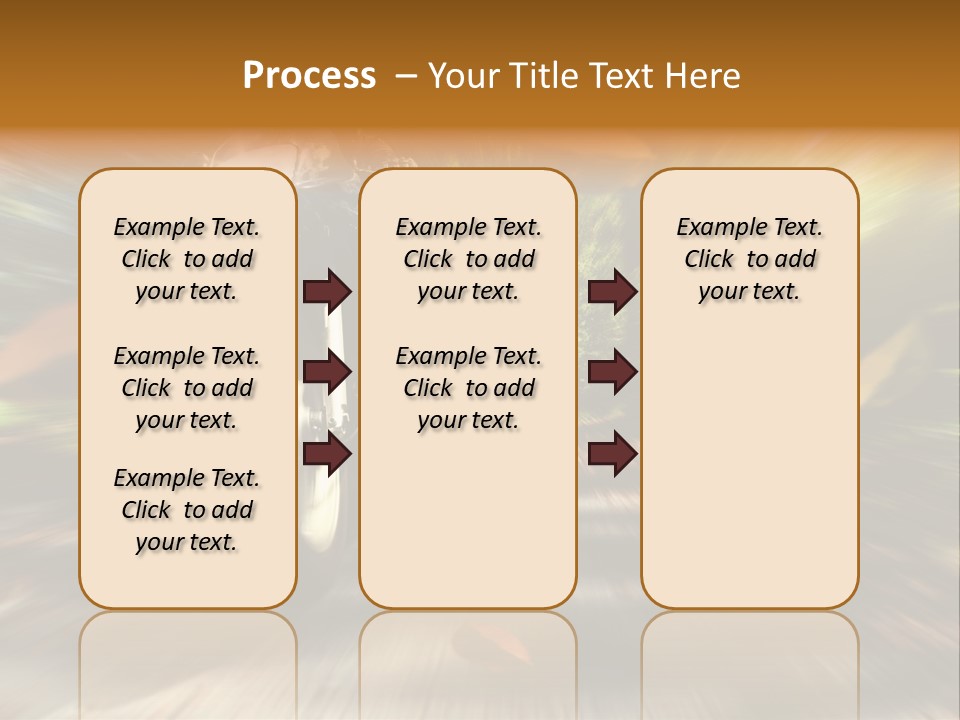 Reifen Risiko Motorradtour PowerPoint Template