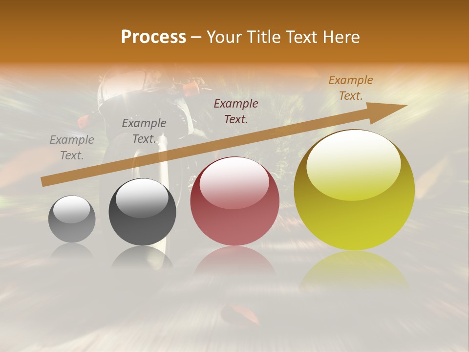 Reifen Risiko Motorradtour PowerPoint Template