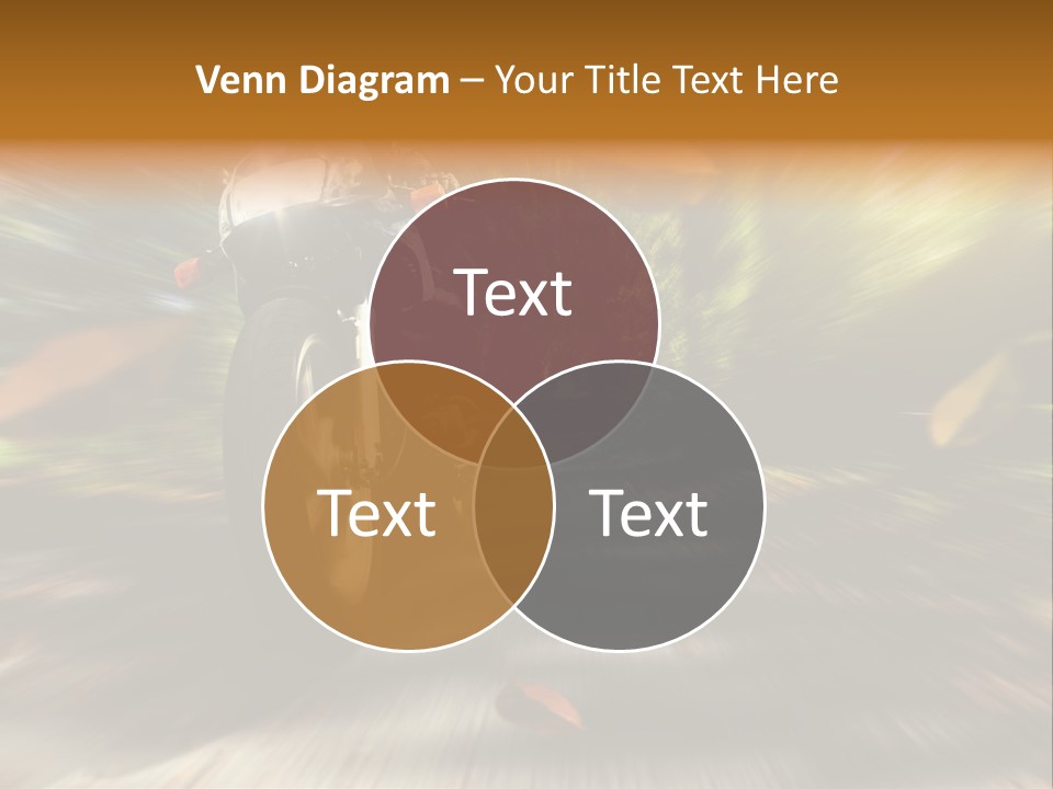 Reifen Risiko Motorradtour PowerPoint Template