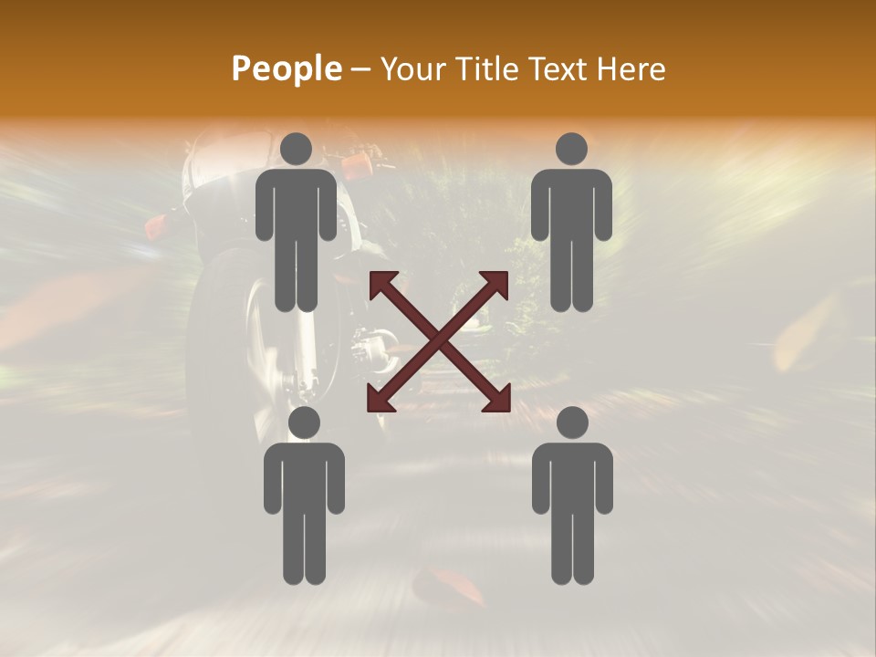 Reifen Risiko Motorradtour PowerPoint Template