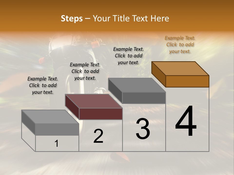 Reifen Risiko Motorradtour PowerPoint Template