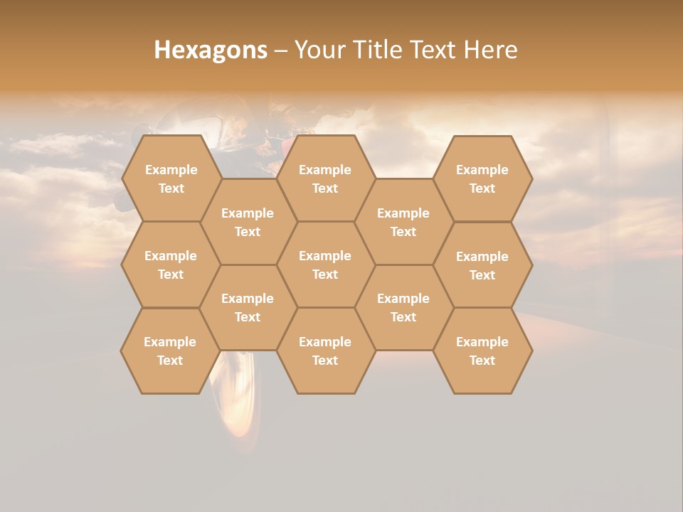 Sporttourer Rasant Fahrt PowerPoint Template