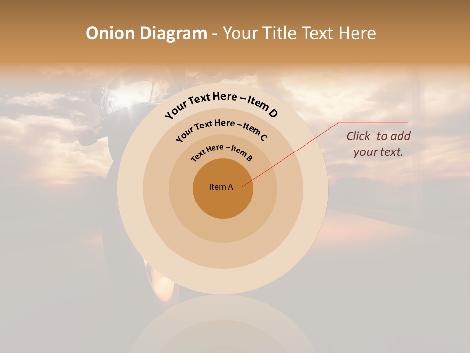 Sporttourer Rasant Fahrt PowerPoint Template