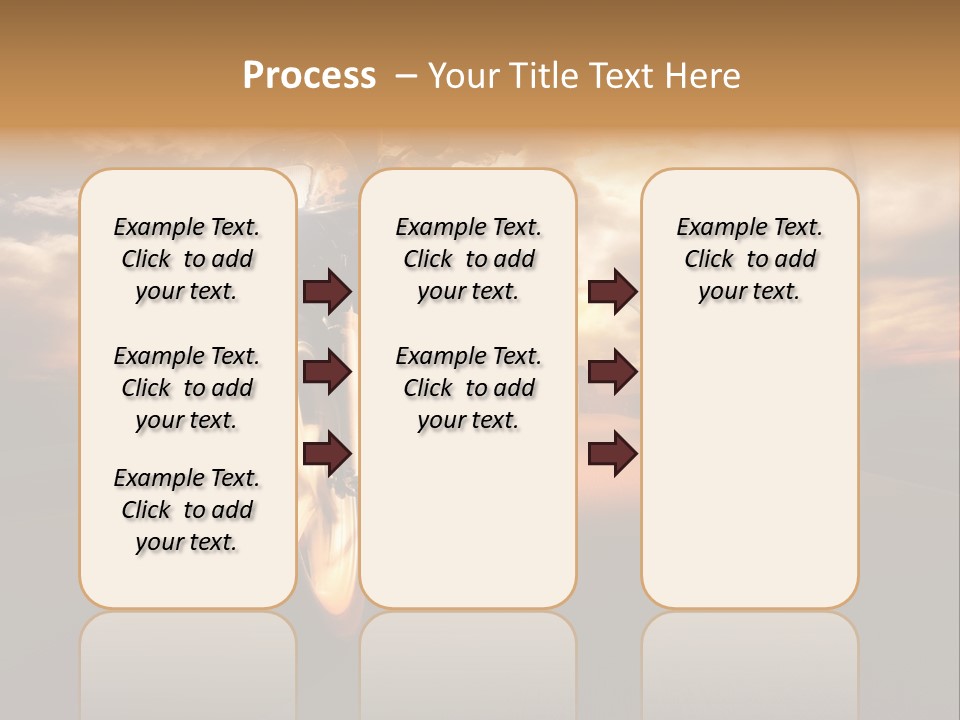 Sporttourer Rasant Fahrt PowerPoint Template