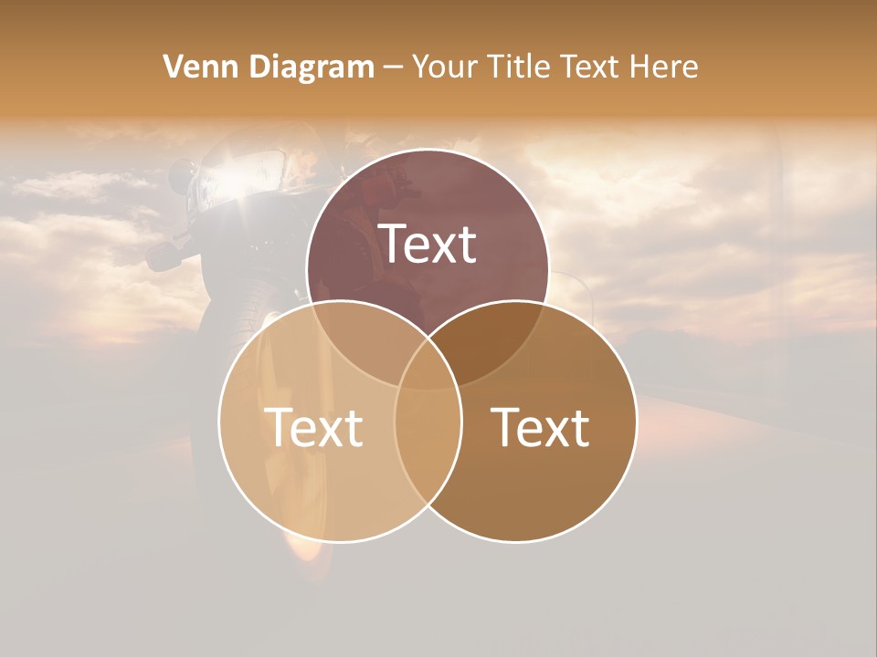 Sporttourer Rasant Fahrt PowerPoint Template