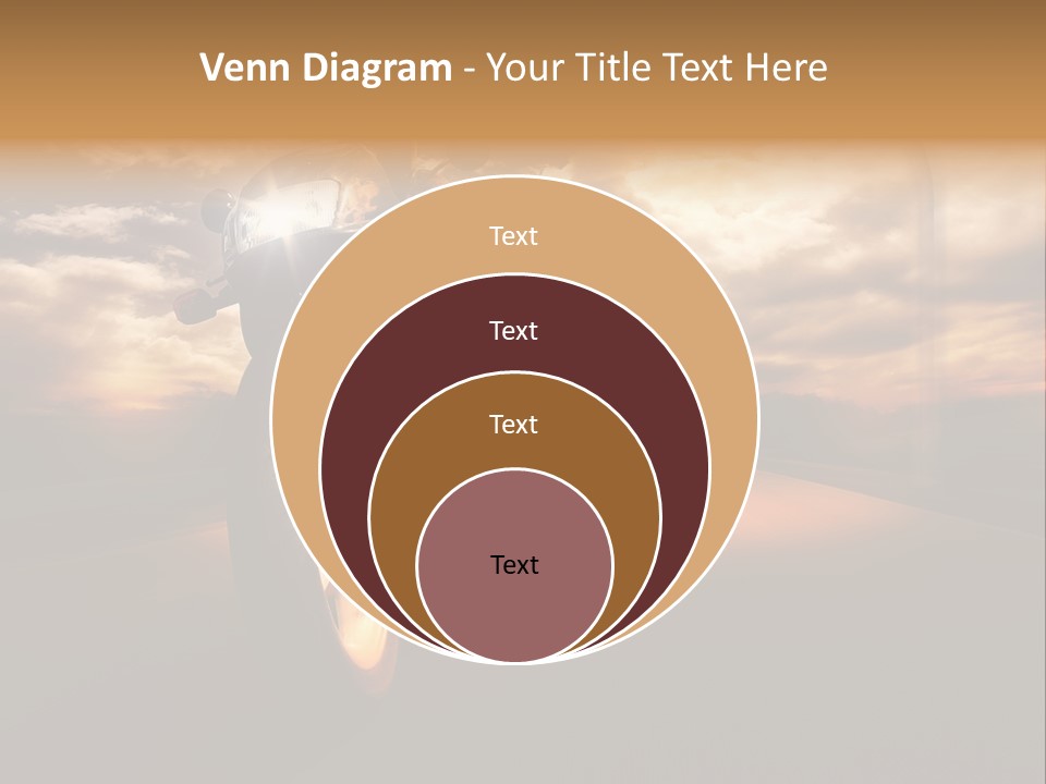 Sporttourer Rasant Fahrt PowerPoint Template