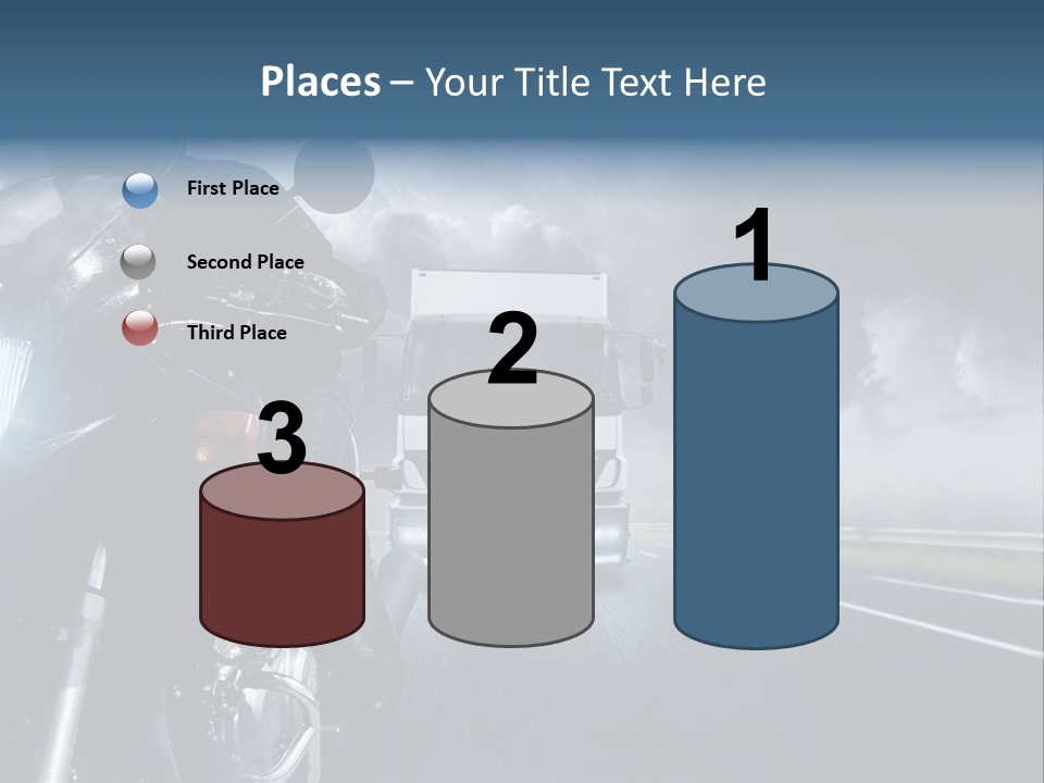 Motorradfahren Krise Led PowerPoint Template