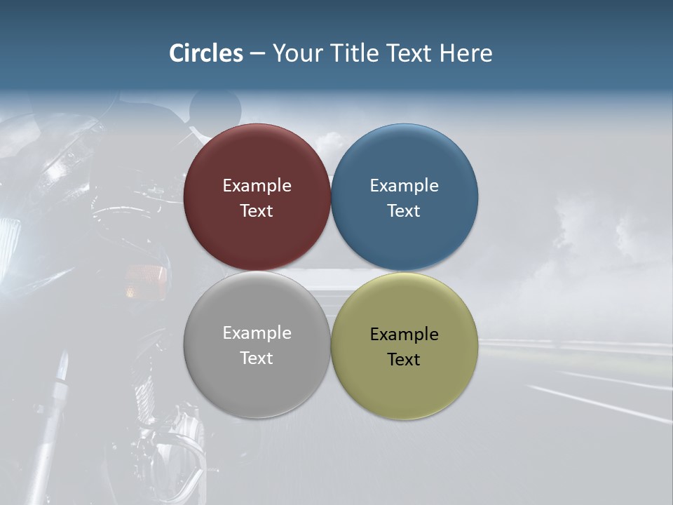 Motorradfahren Krise Led PowerPoint Template