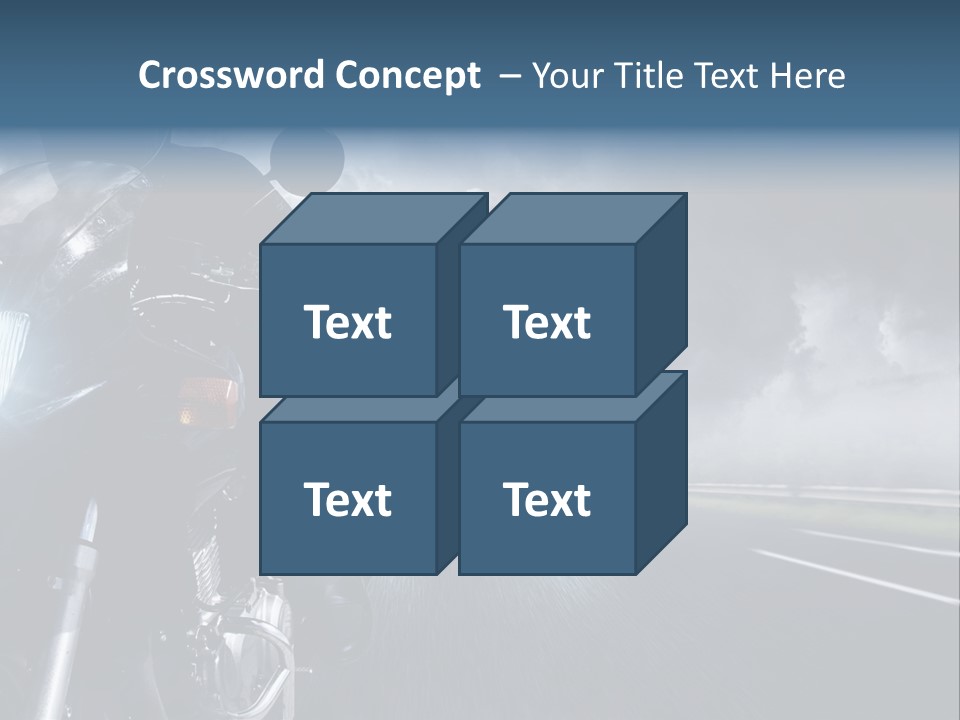 Motorradfahren Krise Led PowerPoint Template