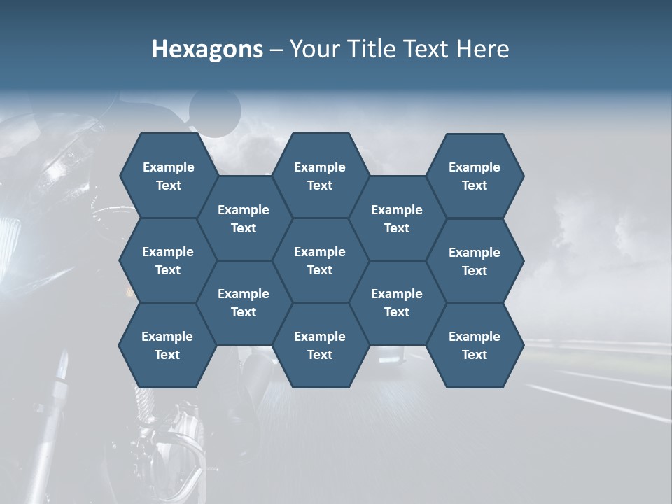 Motorradfahren Krise Led PowerPoint Template