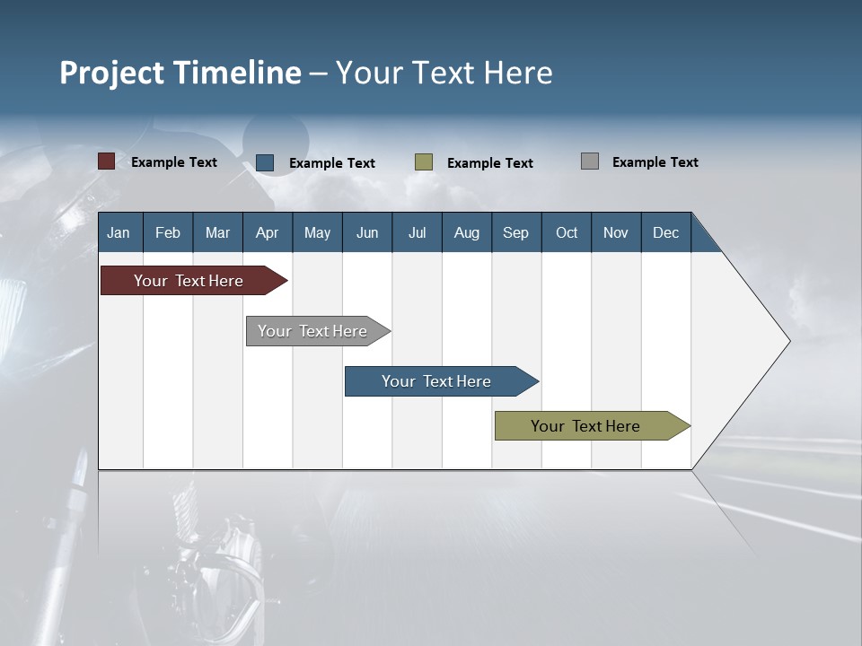 Motorradfahren Krise Led PowerPoint Template