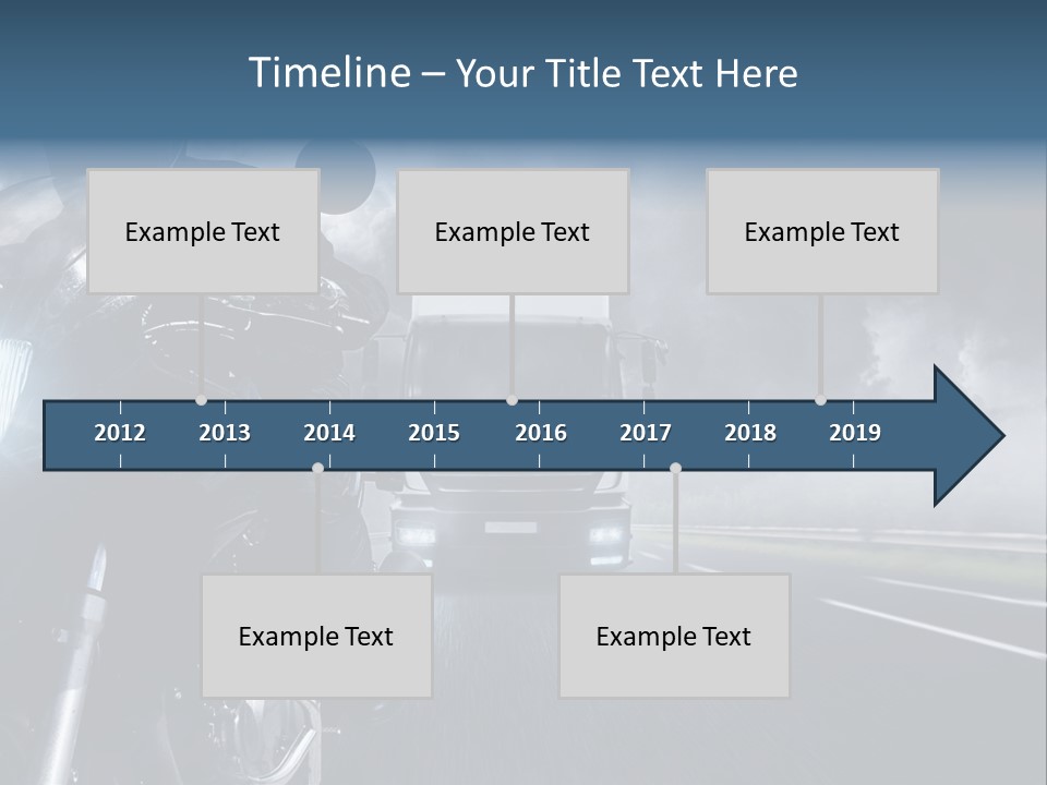 Motorradfahren Krise Led PowerPoint Template