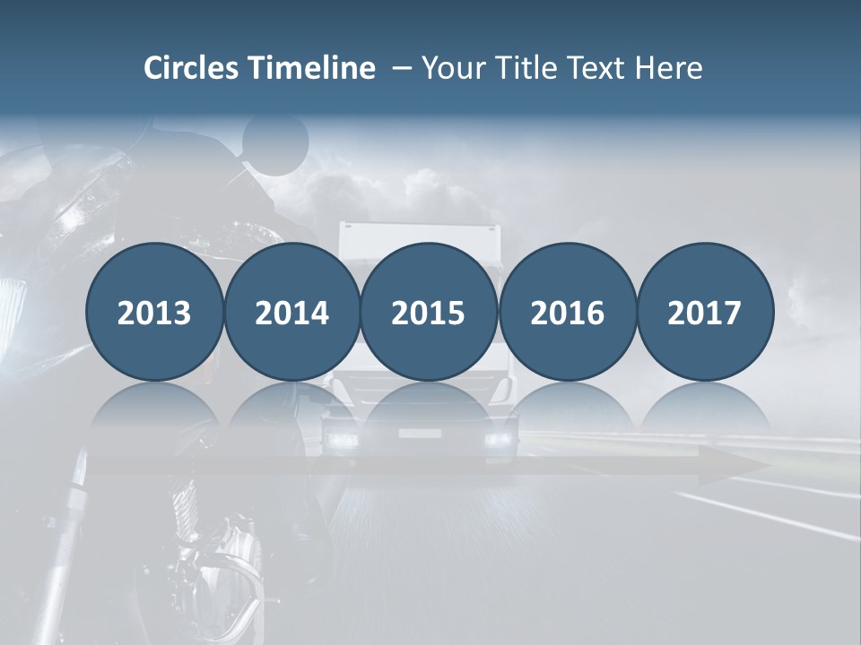 Motorradfahren Krise Led PowerPoint Template