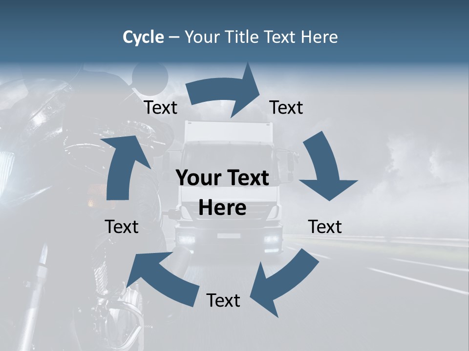 Motorradfahren Krise Led PowerPoint Template