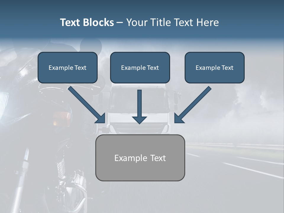 Motorradfahren Krise Led PowerPoint Template
