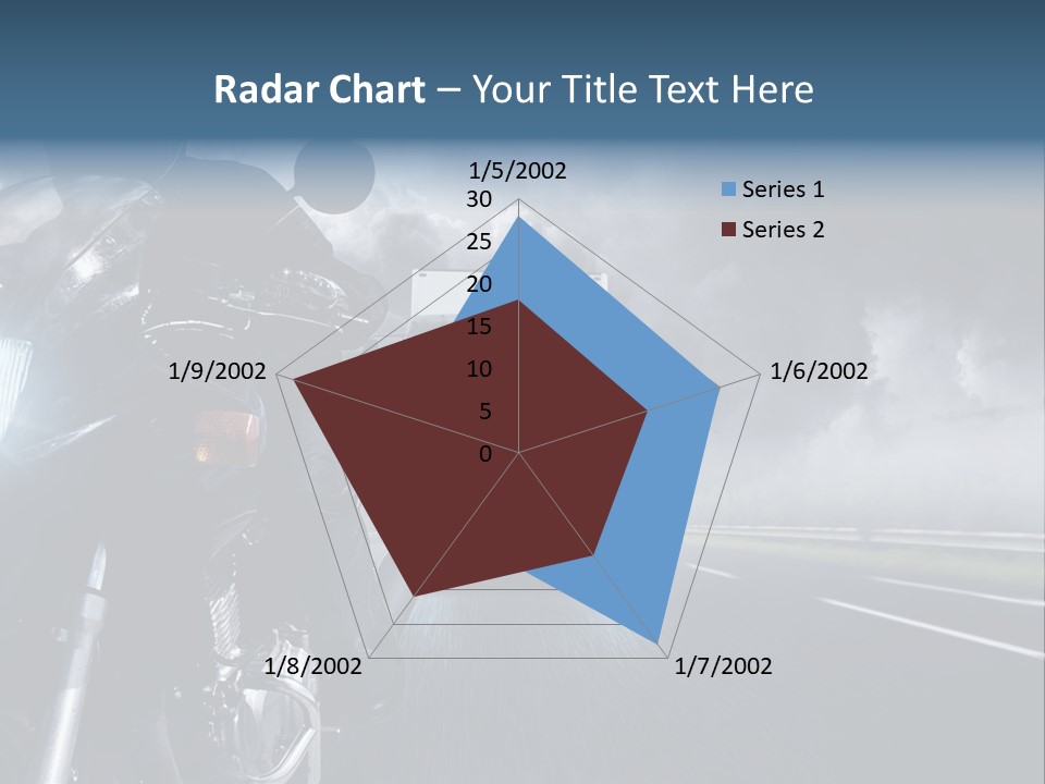 Motorradfahren Krise Led PowerPoint Template