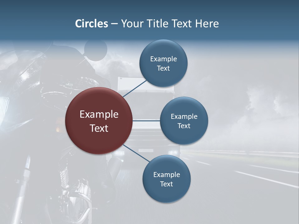Motorradfahren Krise Led PowerPoint Template