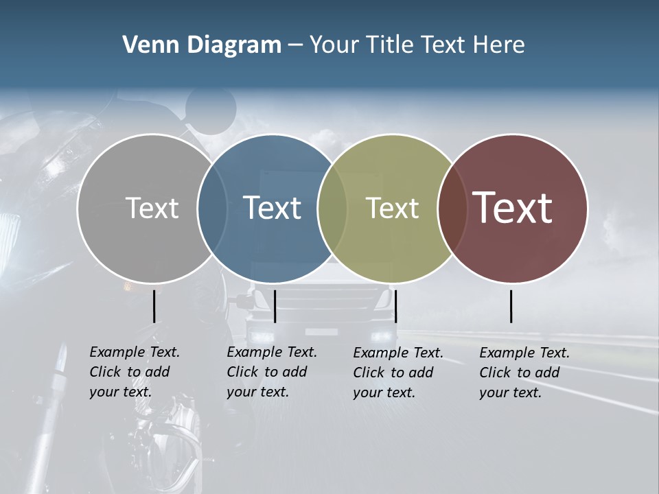 Motorradfahren Krise Led PowerPoint Template