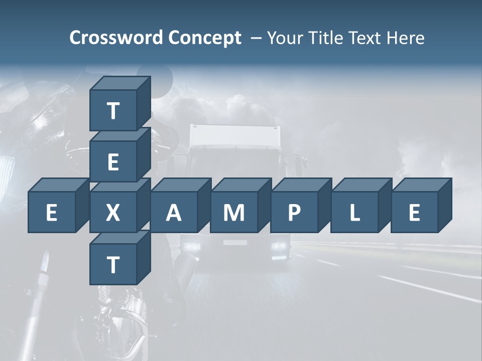Motorradfahren Krise Led PowerPoint Template