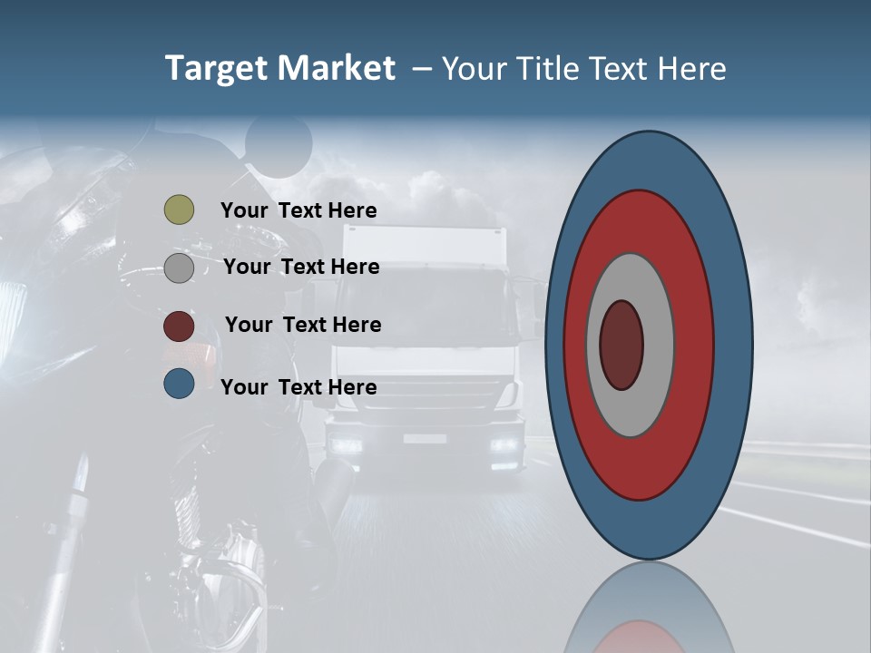 Motorradfahren Krise Led PowerPoint Template