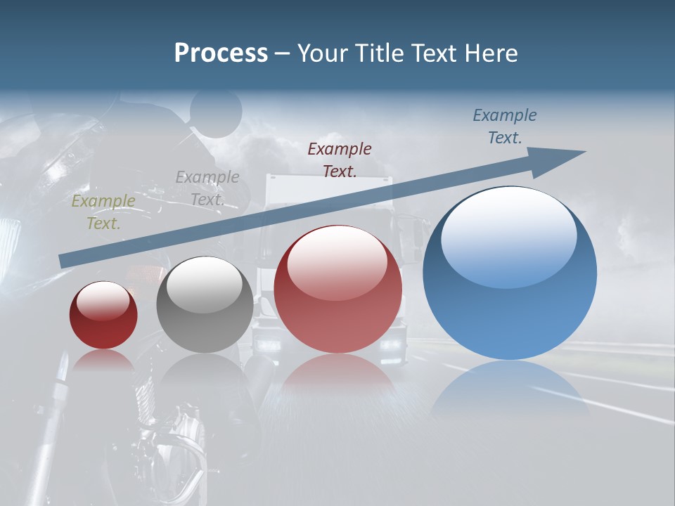 Motorradfahren Krise Led PowerPoint Template