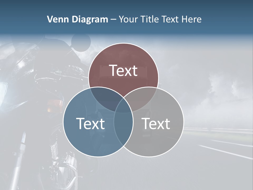 Motorradfahren Krise Led PowerPoint Template