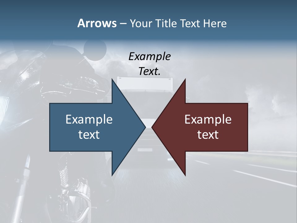 Motorradfahren Krise Led PowerPoint Template