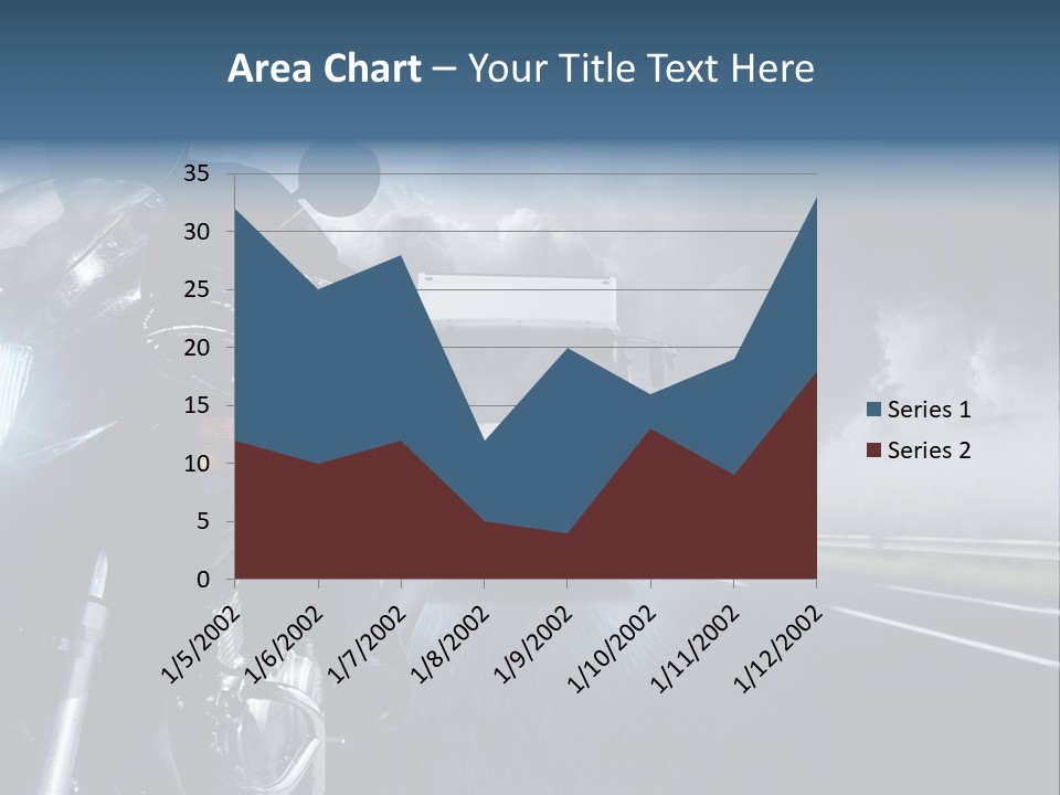 Motorradfahren Krise Led PowerPoint Template