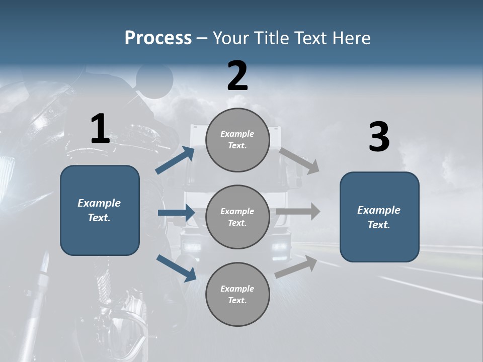 Motorradfahren Krise Led PowerPoint Template