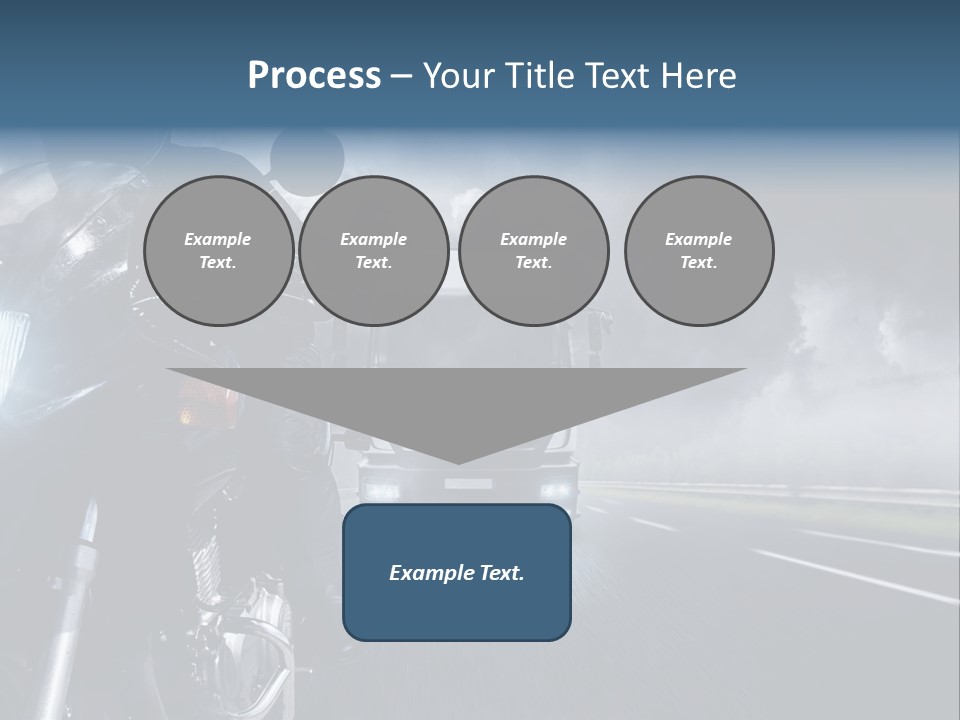 Motorradfahren Krise Led PowerPoint Template