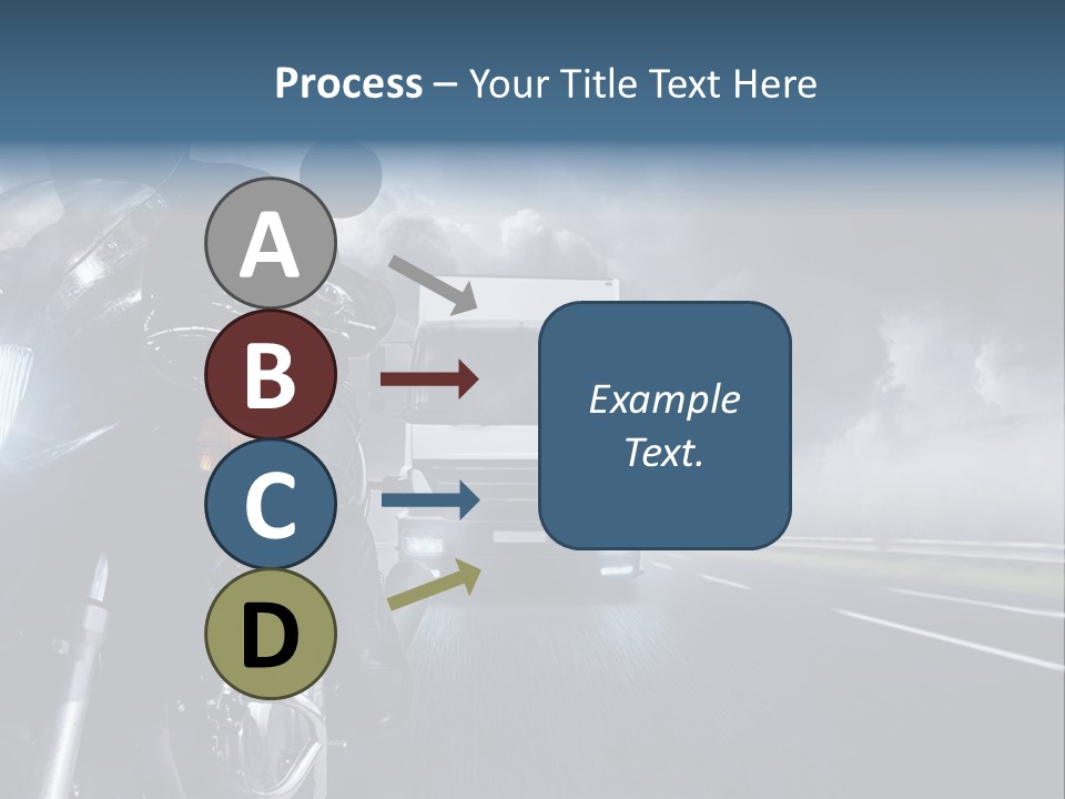Motorradfahren Krise Led PowerPoint Template