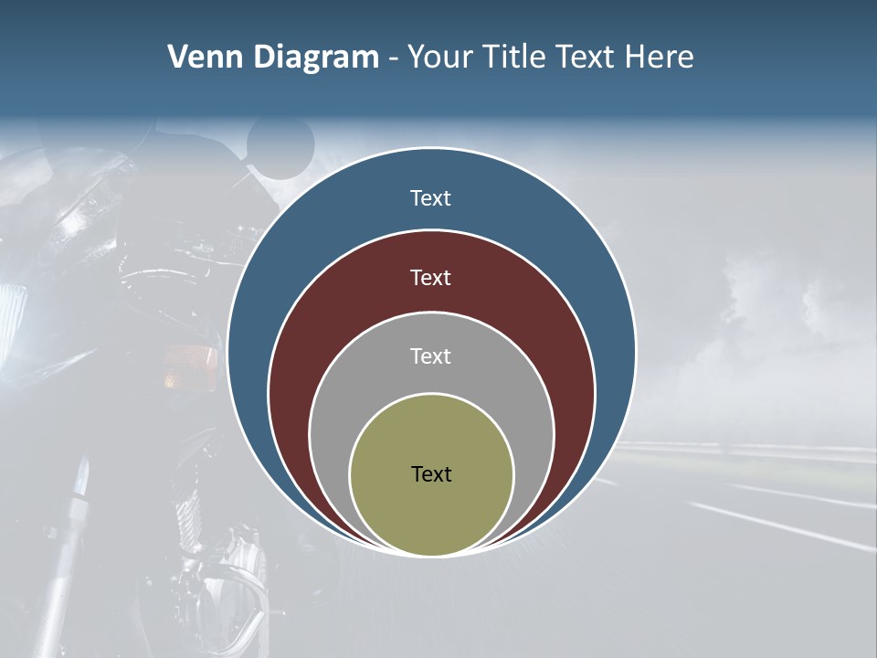 Motorradfahren Krise Led PowerPoint Template