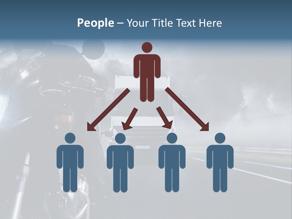 Motorradfahren Krise Led PowerPoint Template