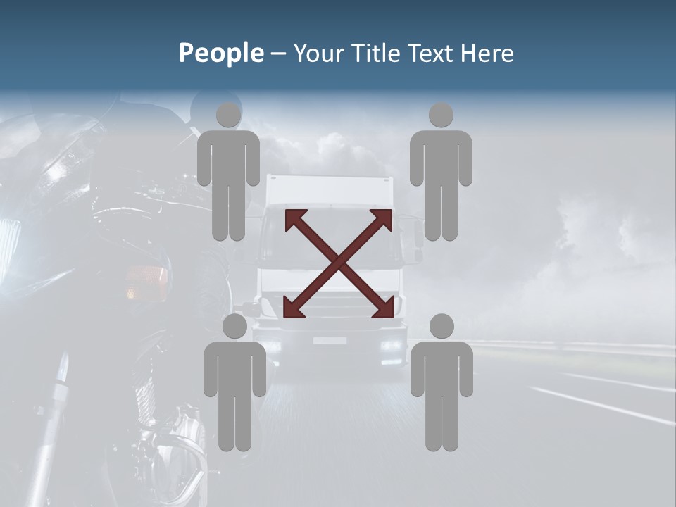 Motorradfahren Krise Led PowerPoint Template