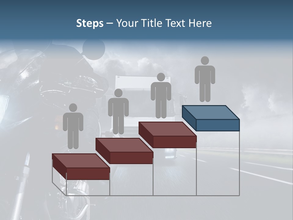 Motorradfahren Krise Led PowerPoint Template