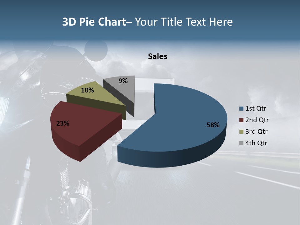 Motorradfahren Krise Led PowerPoint Template