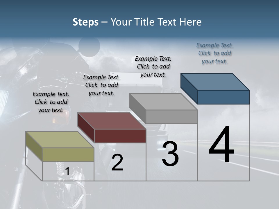 Motorradfahren Krise Led PowerPoint Template